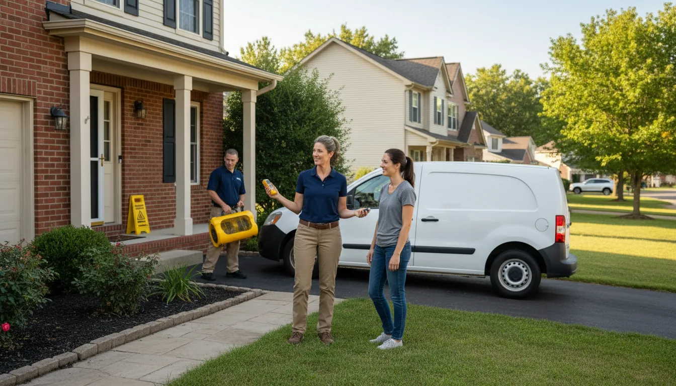 Residential water damage restoration in Edina, MN